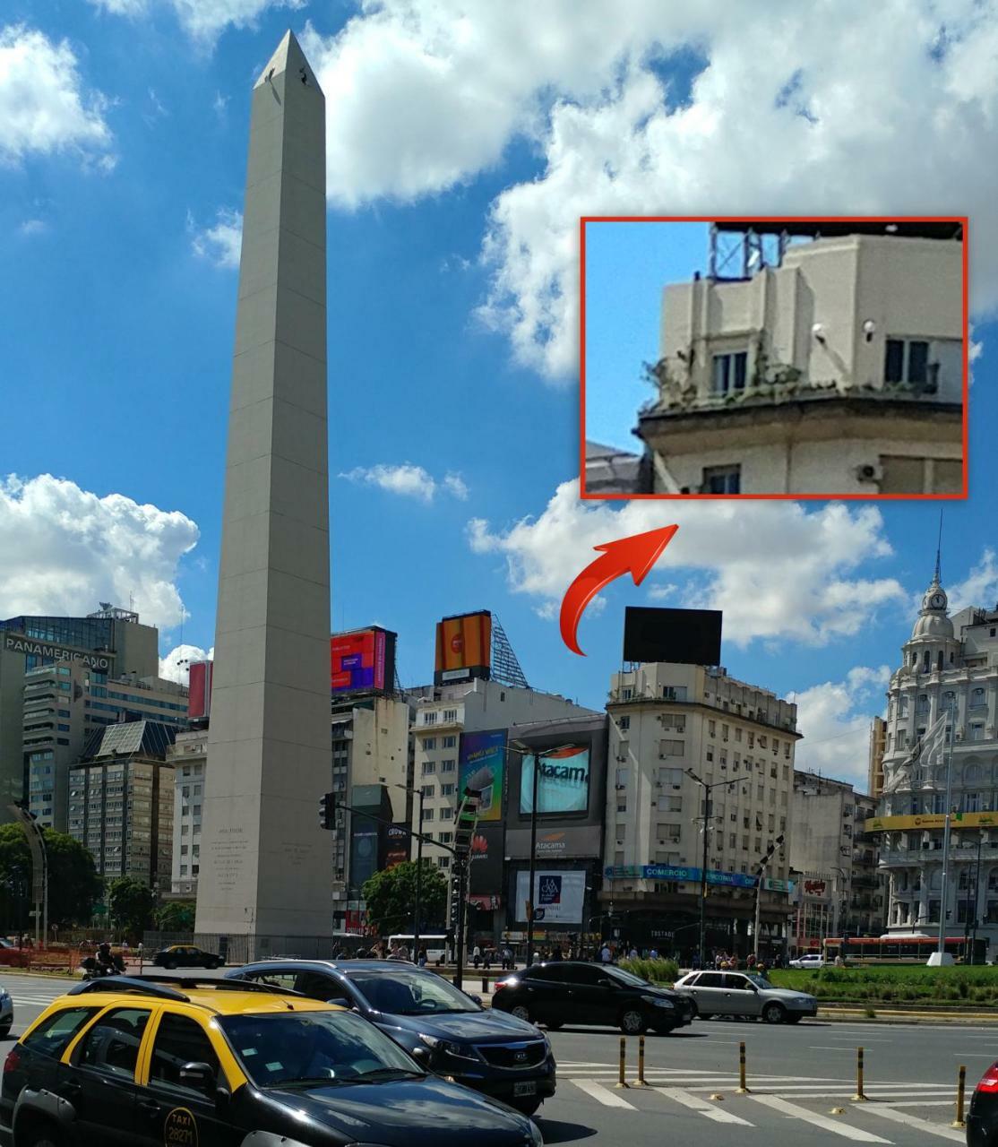 Penthouse Frente Al Obelisco Con Terraza Apartment Buenos Aires Luaran gambar