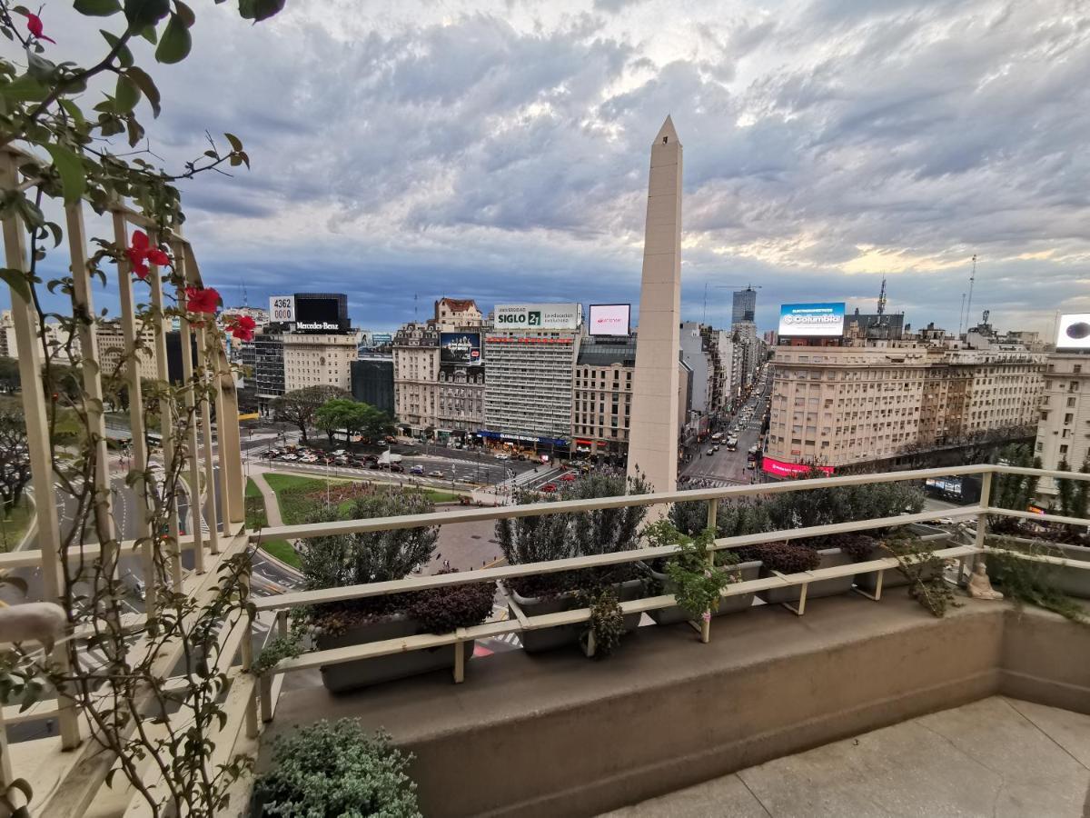 Penthouse Frente Al Obelisco Con Terraza Apartment Buenos Aires Luaran gambar